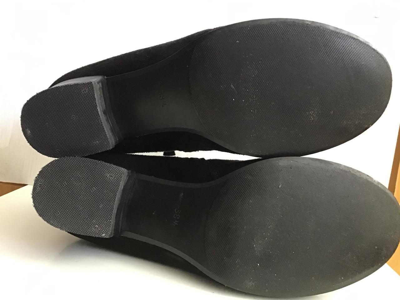 Enkellaarsjes Footnotes zwart