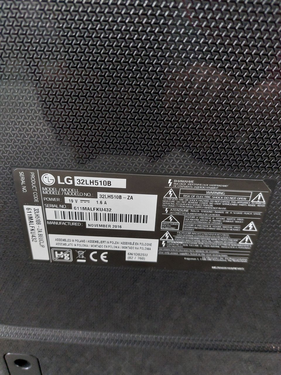 Tv LG 32 inch