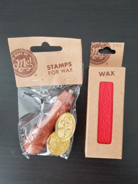 Stempel met wax