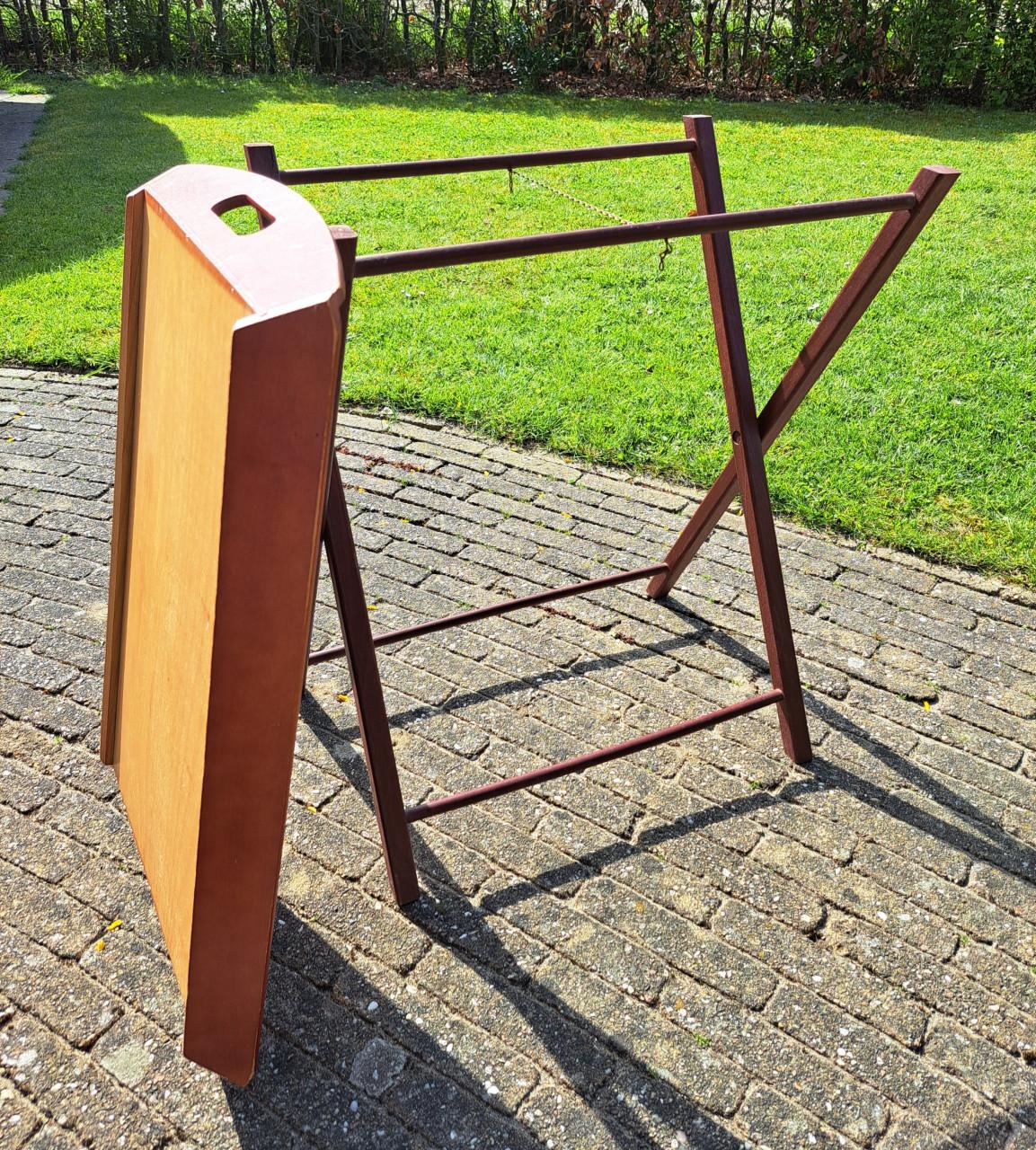 Inklapbare butlertray dienbladtafel