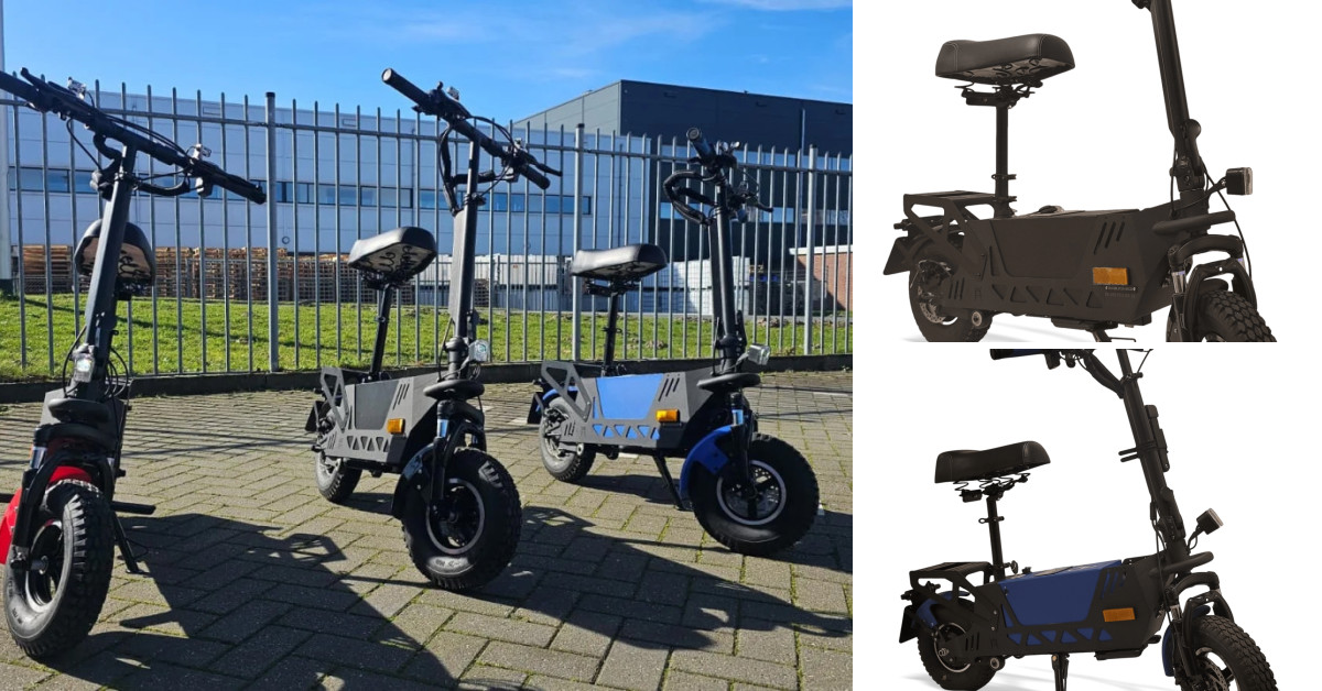 HANK Tweewielige Opvouwbare Scootmobiel