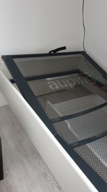 In hoogte verstelbare Auping spiraal met bed ombouw en matras