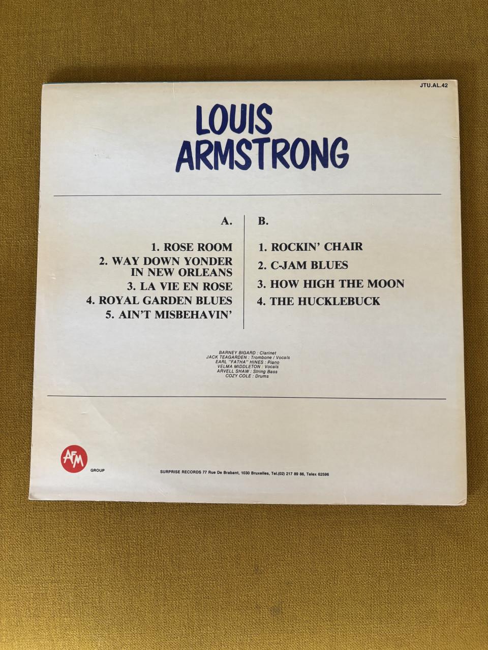Louis Armstrong - Way Down Yonder In New Orleans LP