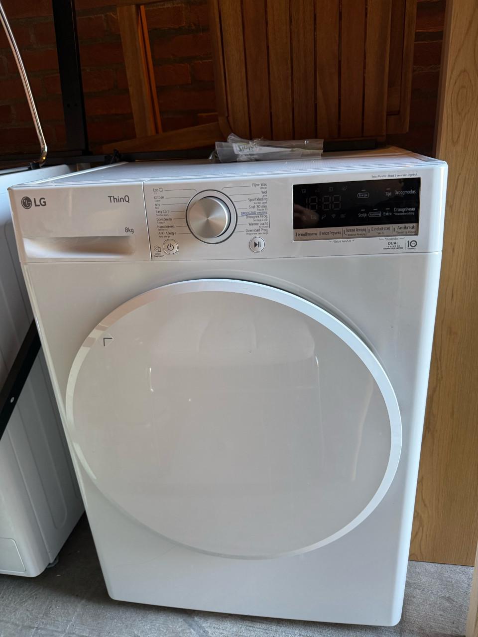LG warmtepompdroger 8 kg (ThinQ)