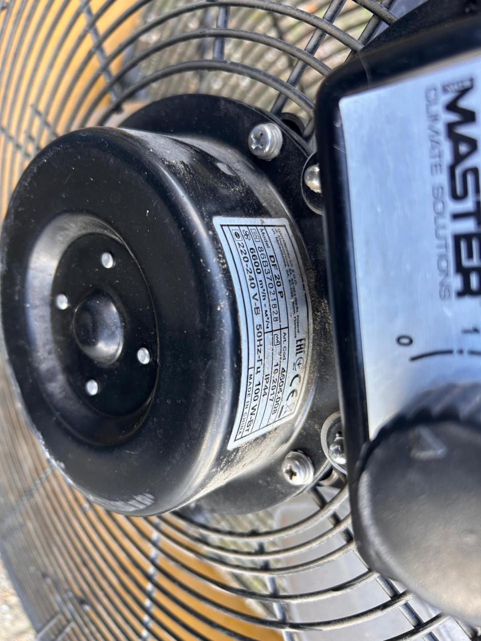 2X MASTER INDUSTRIELE VENTILATOR DF20 P 6600 M3-U