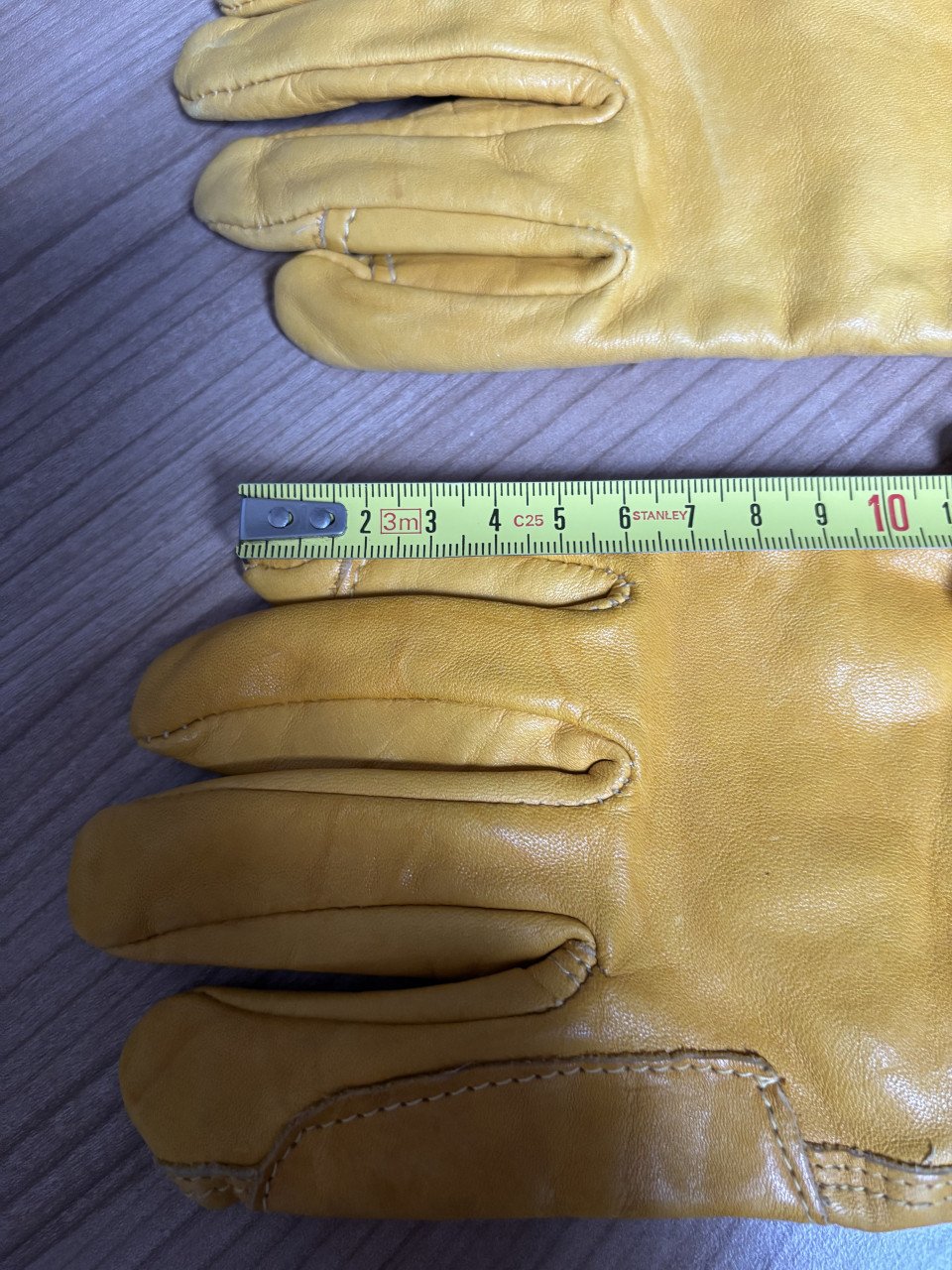 Western leren handschoenen dames xs
