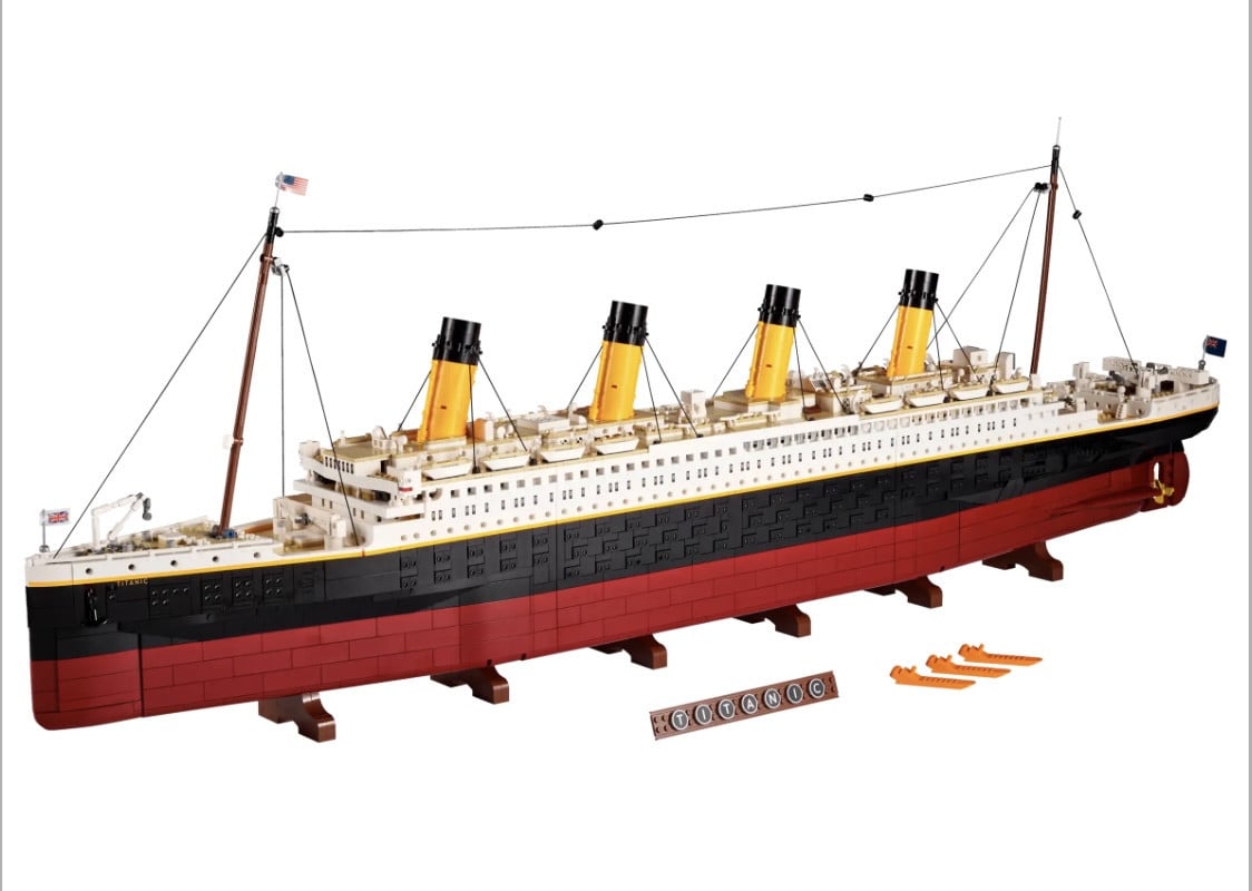 Lego Titanic no 10294 1x opgebouwd