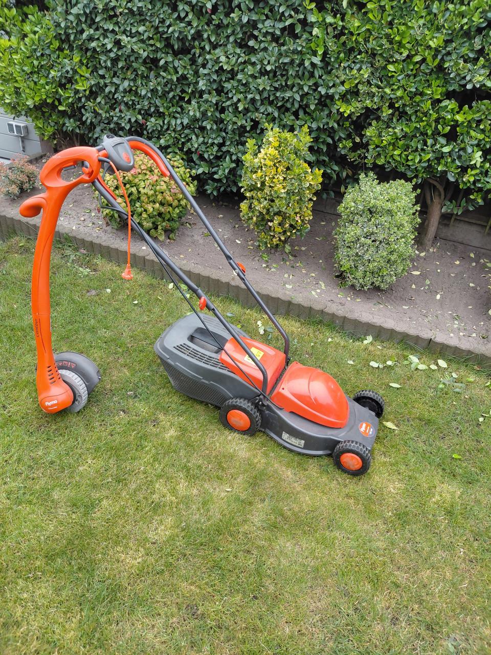 Te koop, grasmaaier en trimmer