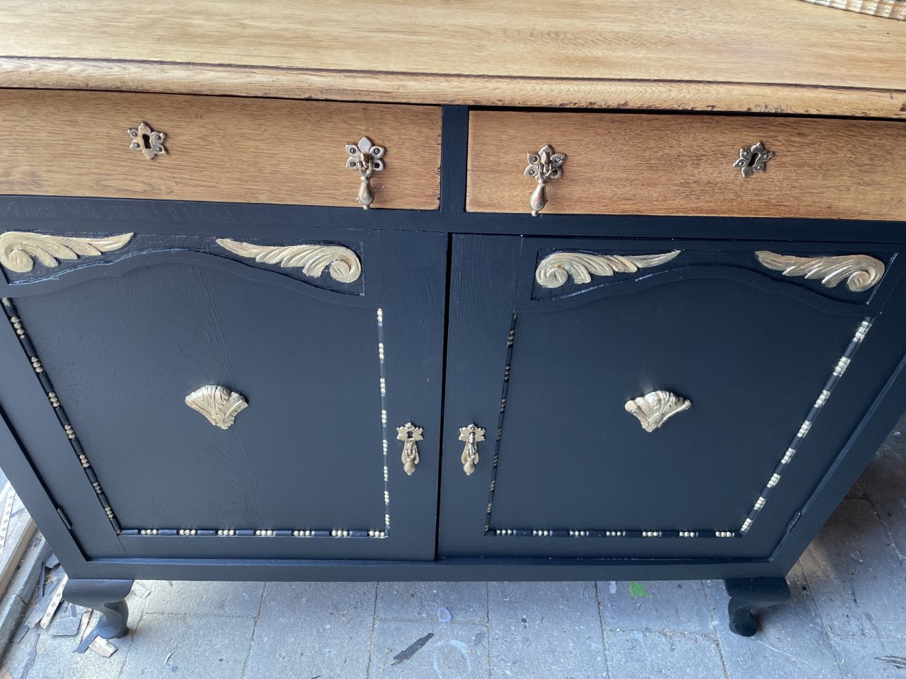 Antieke kast gerestyled