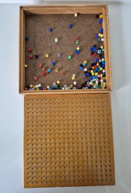 Vintage kralenplank: jaren 50/60