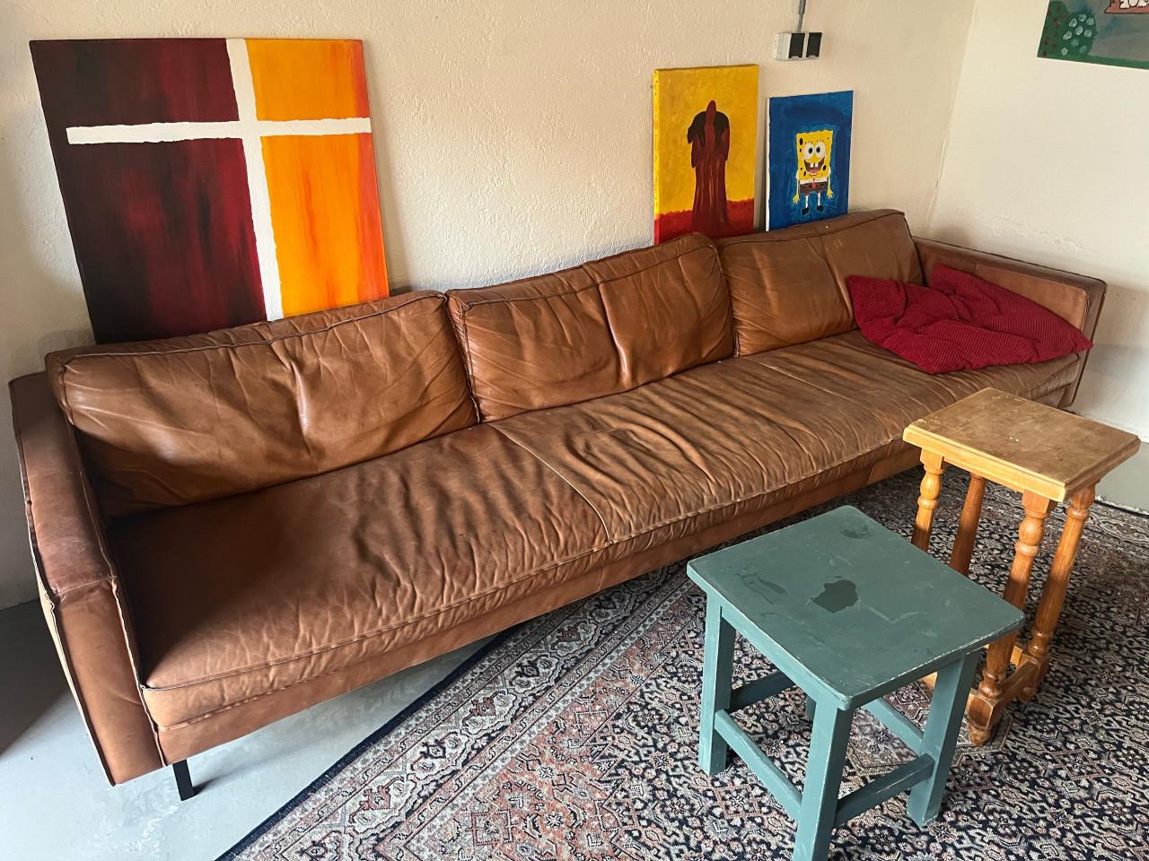 Bank met loveseat