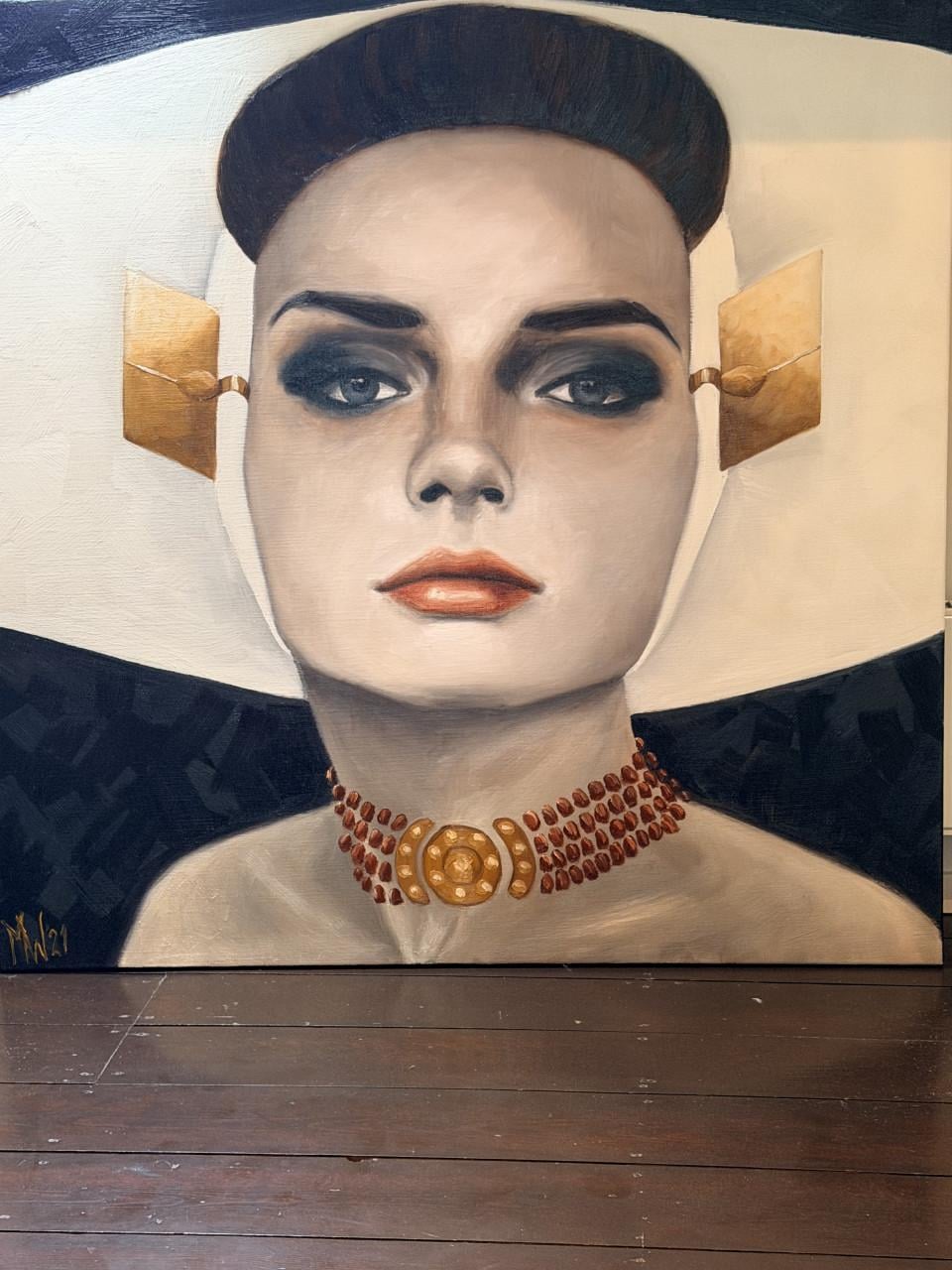 Schilderij Zeeuwse vrouw