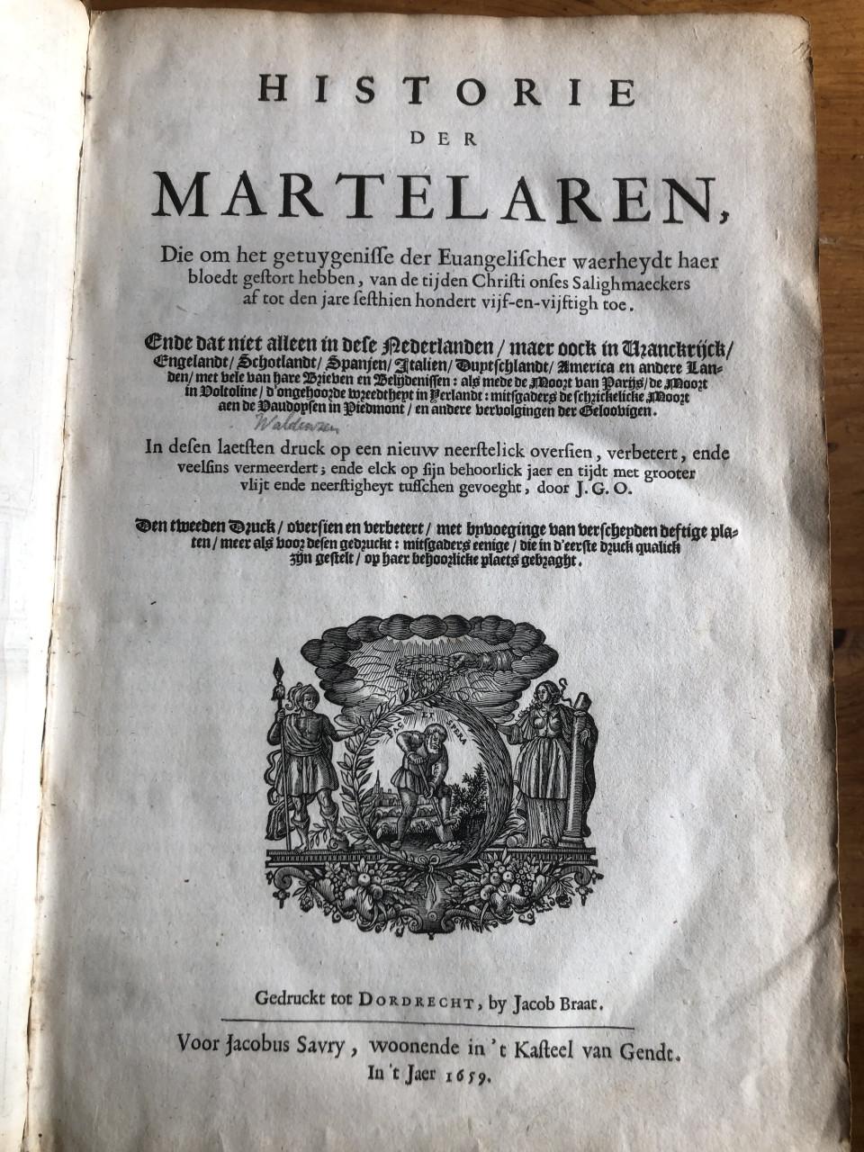 Historie der Martelaren