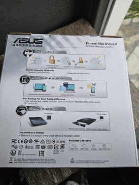Nieuwe Asus. ASUS SDRW-08D2S-U Externer 8-Fach Slim Dvd Brenner Cyberlk