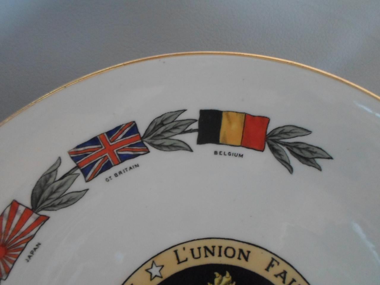 Goss WWI Allied Commemorative Plate 1916