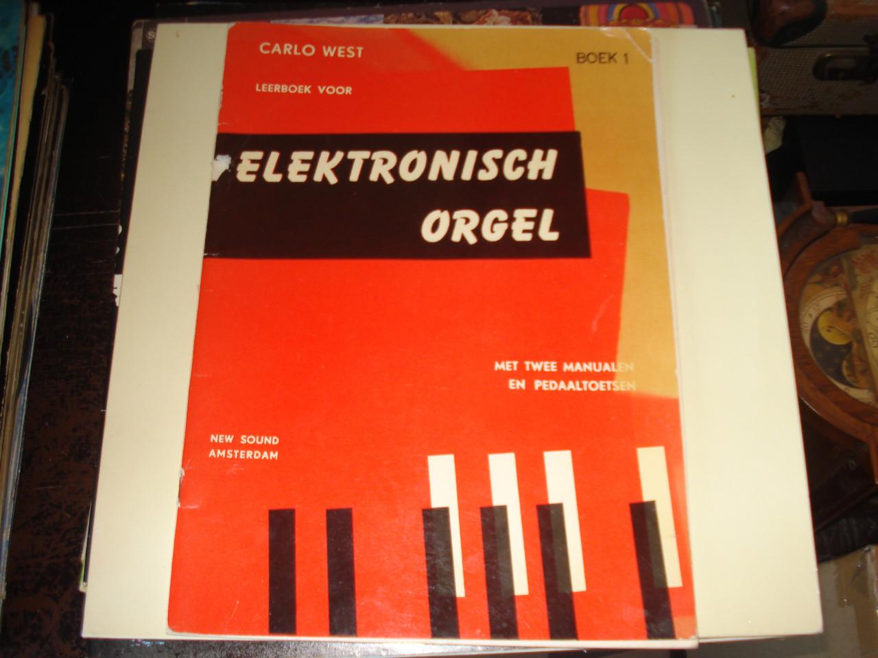 Doos elektr orgelboeken