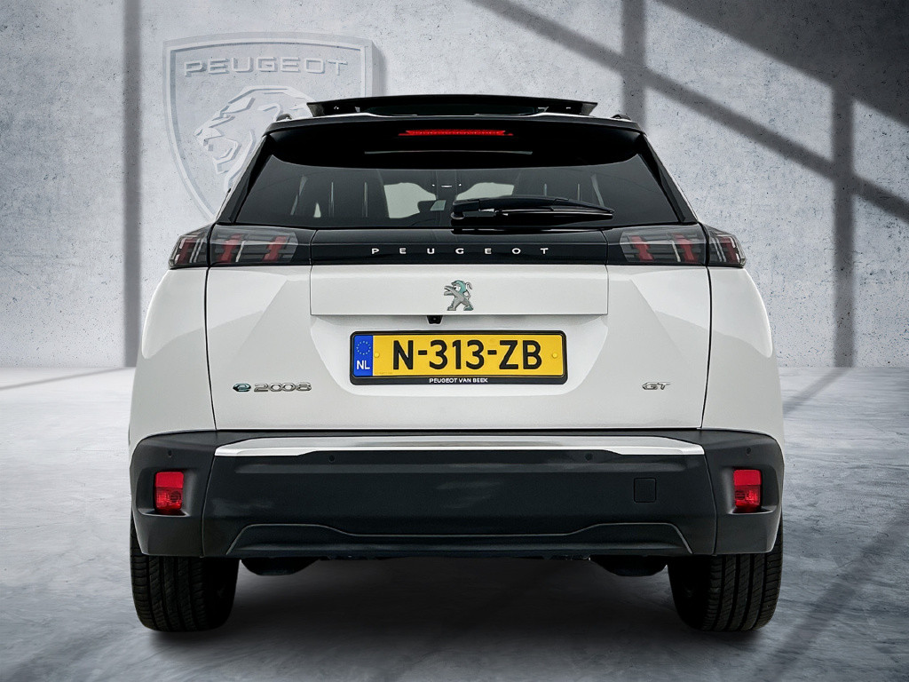 Peugeot E-2008 ev gt pack 50 kwh | rijklaar | trekhaak | panorama dak | sto