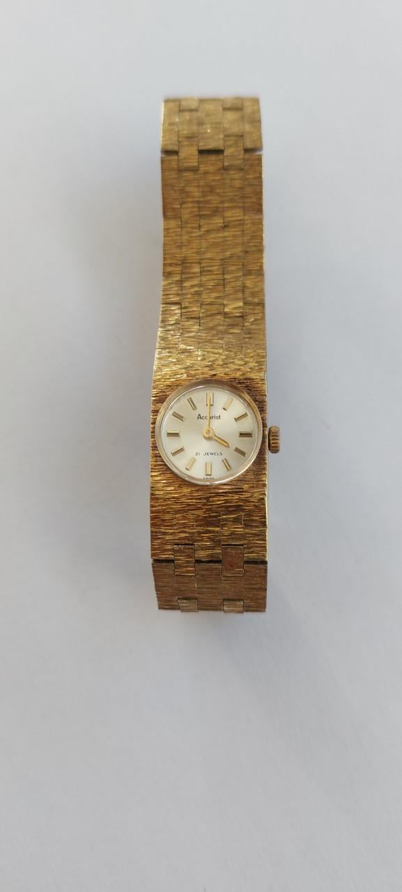 Accurist goldplated dames horloge