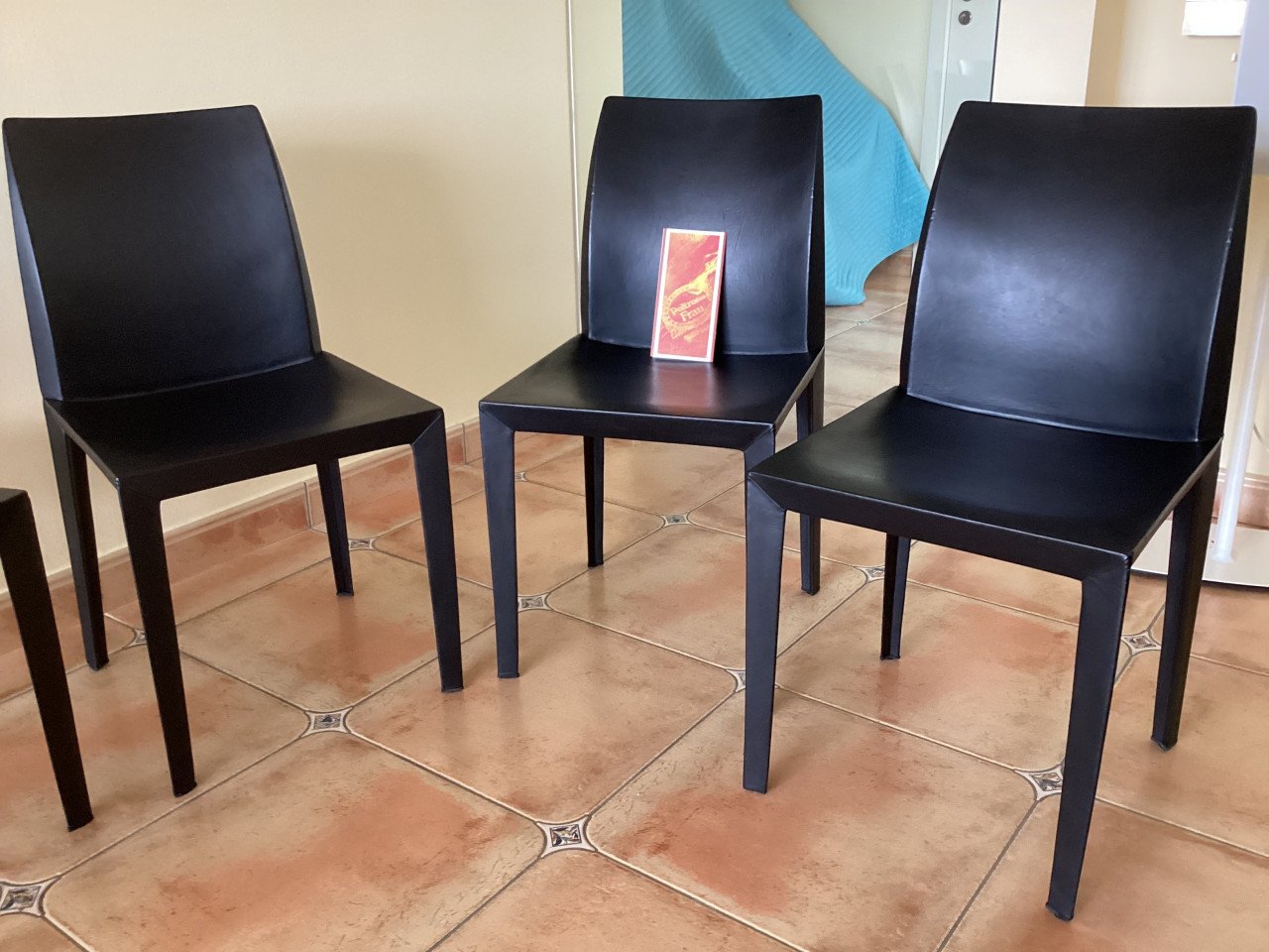 Prachtige Poltrona Frau stoelen set 6 model Lola(exclusief)