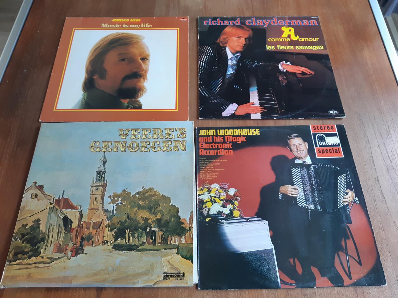 Stapel van 20 lp's easy listening en instrumentaal