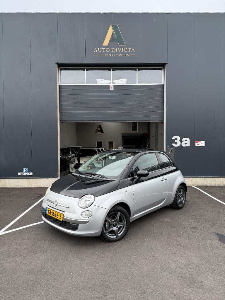 Fiat 500 1.2 - rosa - glazen dak