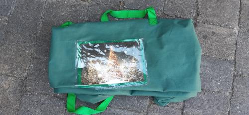 Kerstboomtas, Multifunctionele tas, dubbele rits, opvouwbaar