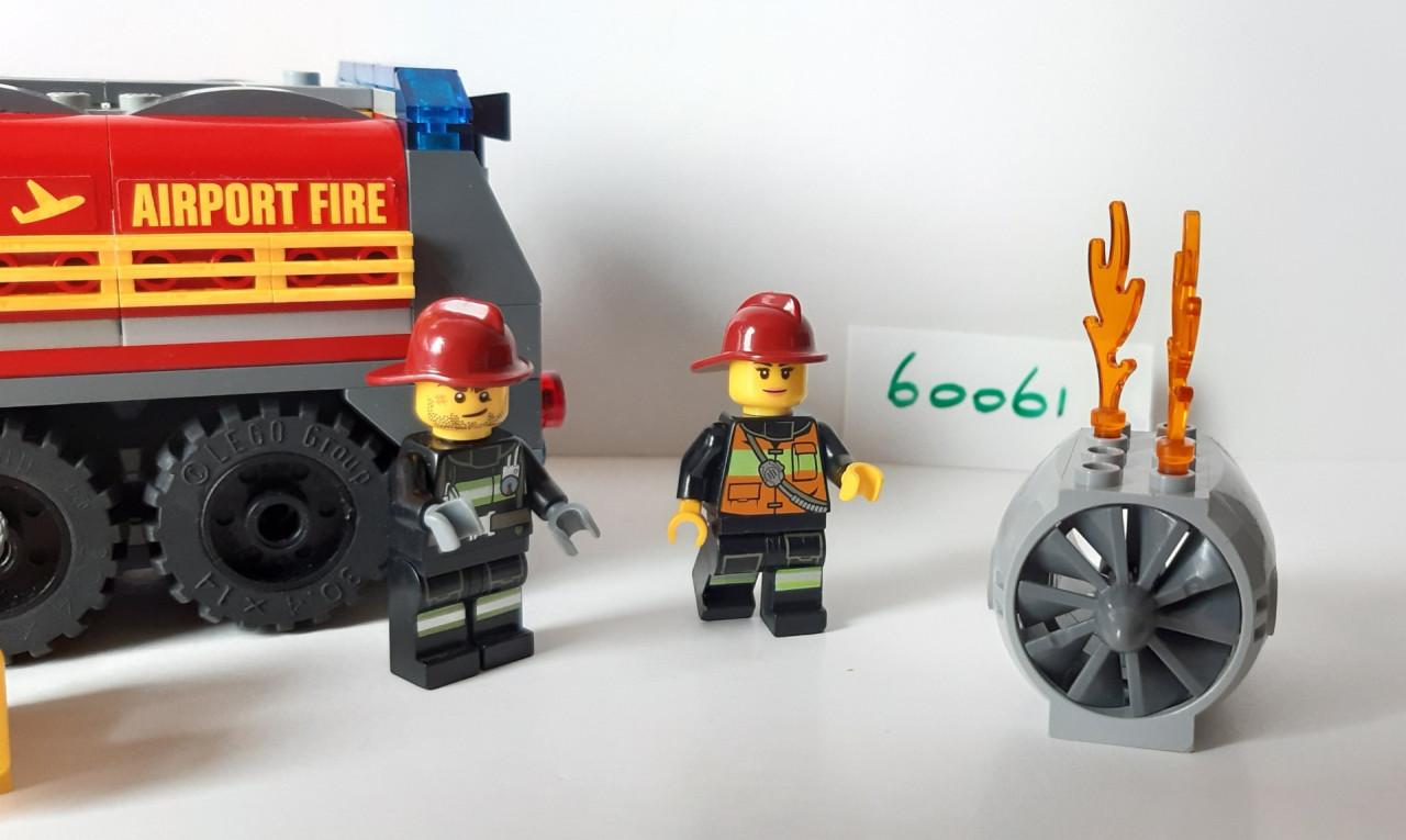LEGO City 60061: Luchthaven Brandweerwagen