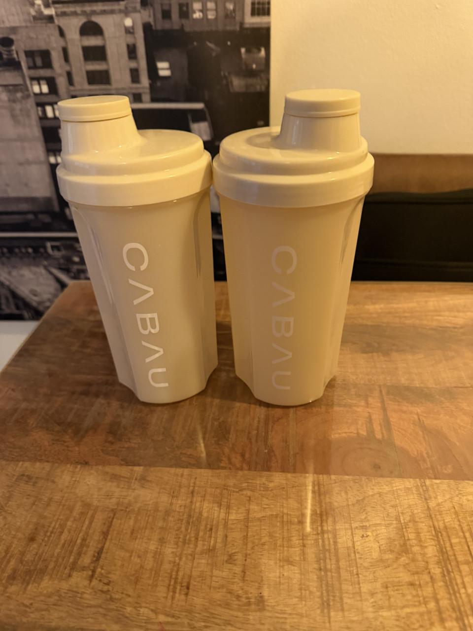 Nieuwe shake bekers Cabau