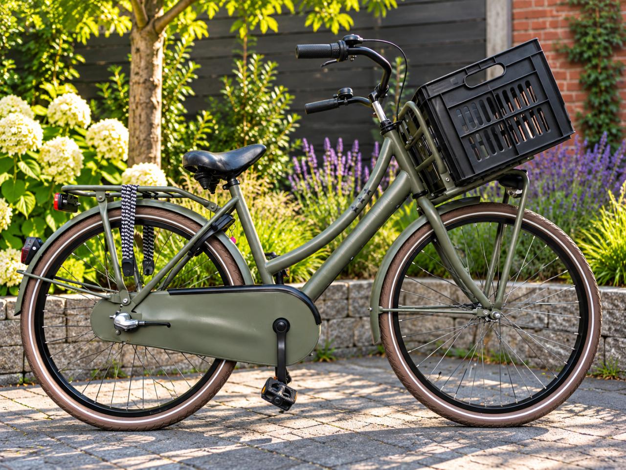 🚲 Cortina U4 Transportfiets – 24 inch – 3 versnellingen – 2 nieuwe banden