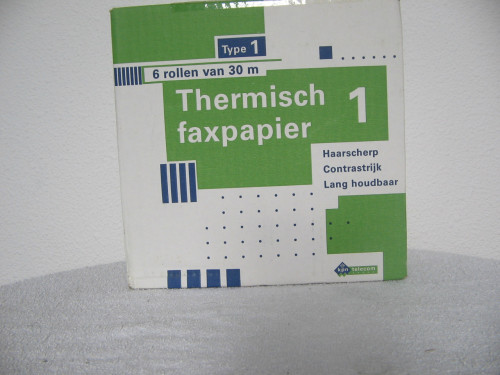 Thermisch FAX Papier.
