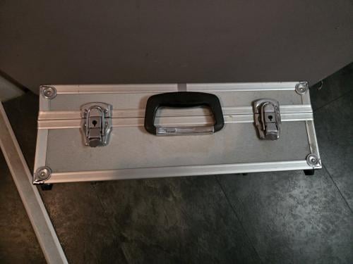 Aluminium gereedschapskist. L46xB34xD17 cm