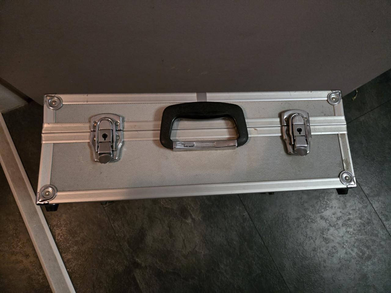 Aluminium gereedschapskist. L46xB34xD17 cm