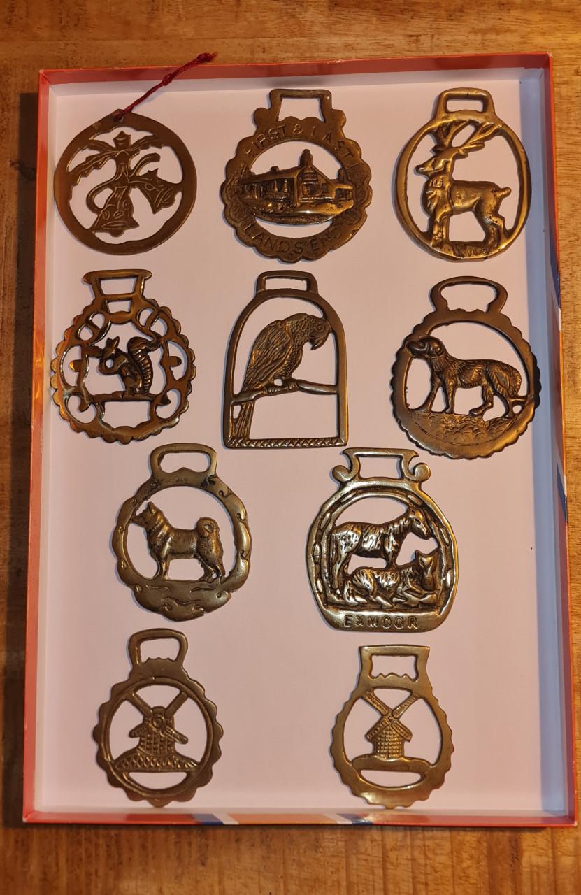 Horse Brasses, kleppermannen, 10 stuks