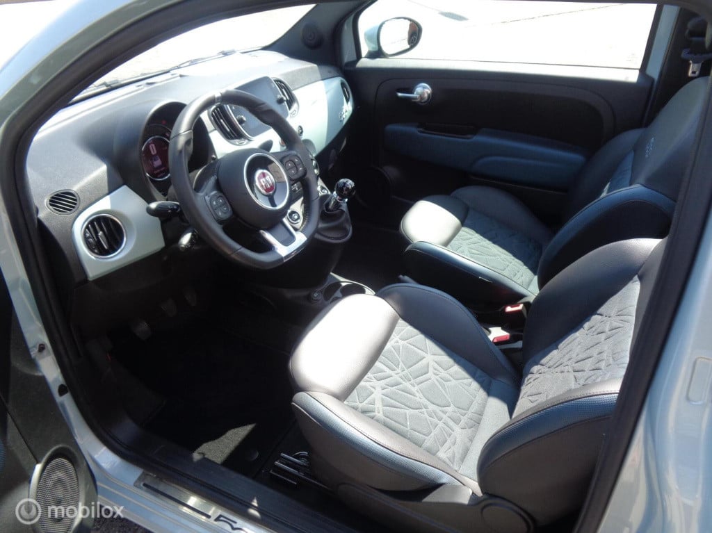 Fiat 500 C 1.0 hybrid launch edition/airco/16''lm velgen/half leer/1st eig/