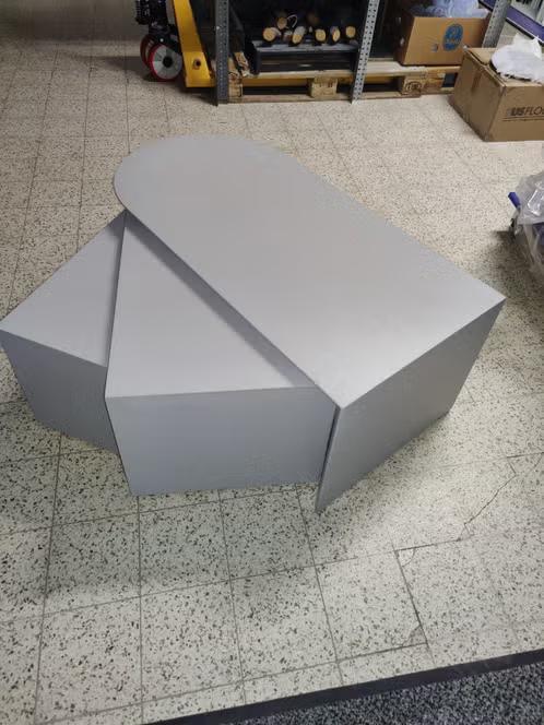 SalontafelLeolux Salontafel - kleur grijs, 110 x 55 x 45 cm