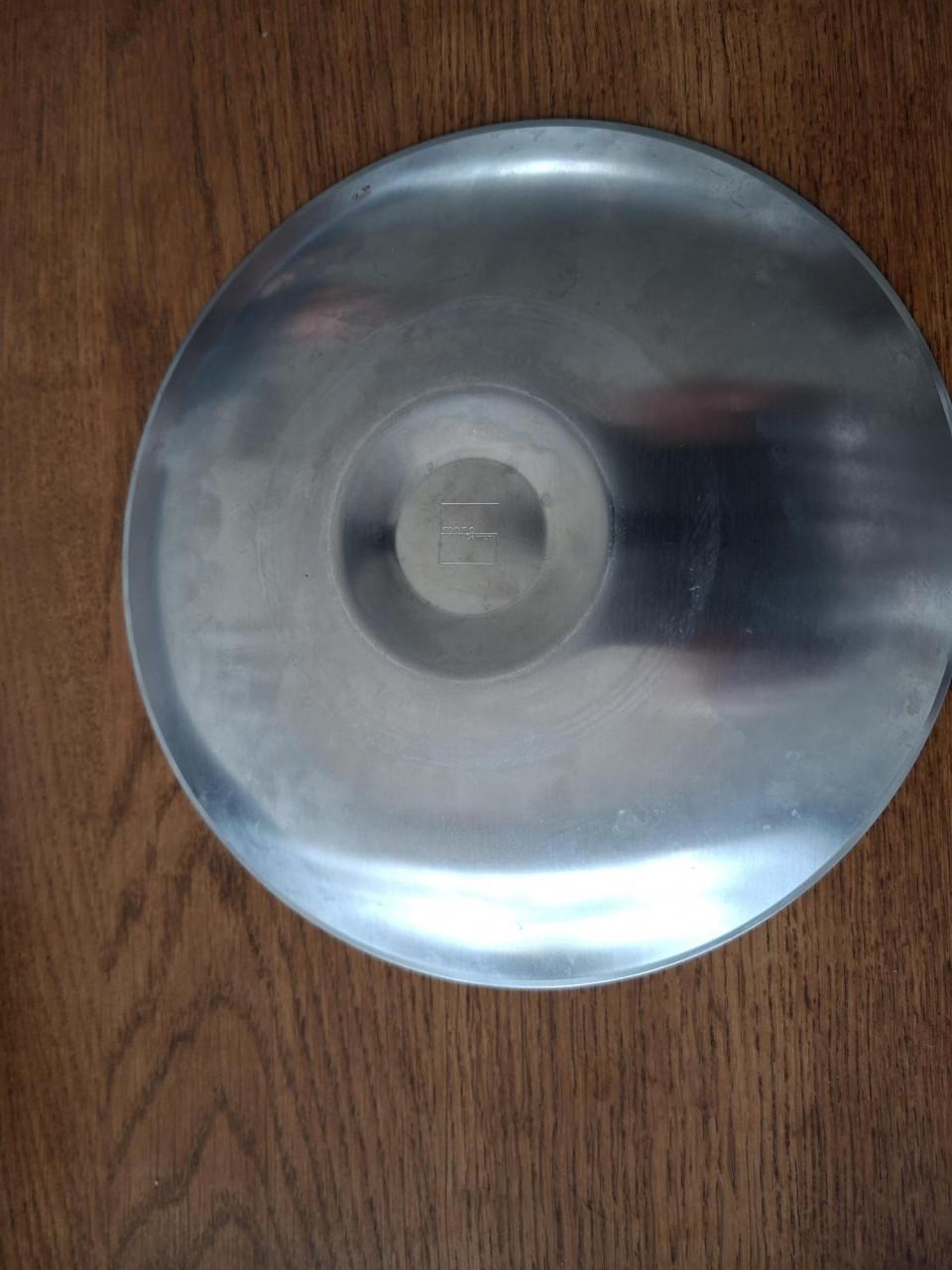 MONO  Concave vuurschaal/olielamp van edelstaal 20 cm binnen of buiten