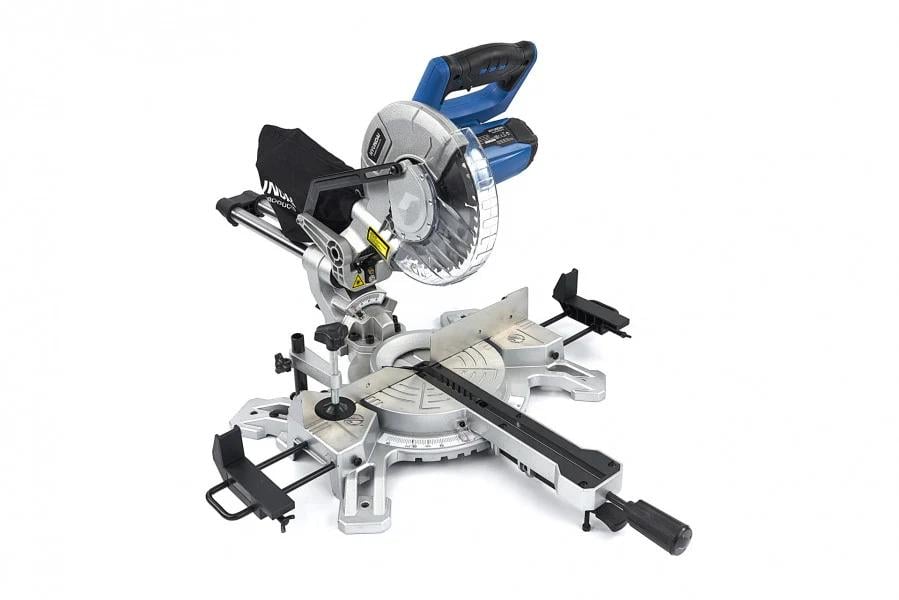 Afkortzaag 1500W, met onderstel, ACTIE!!