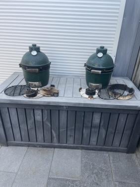 2x Big Green Egg Mini Origineel !!! lees de adv