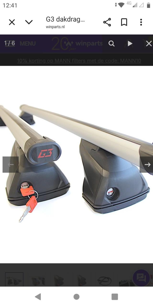 Dakdragers diverse autos