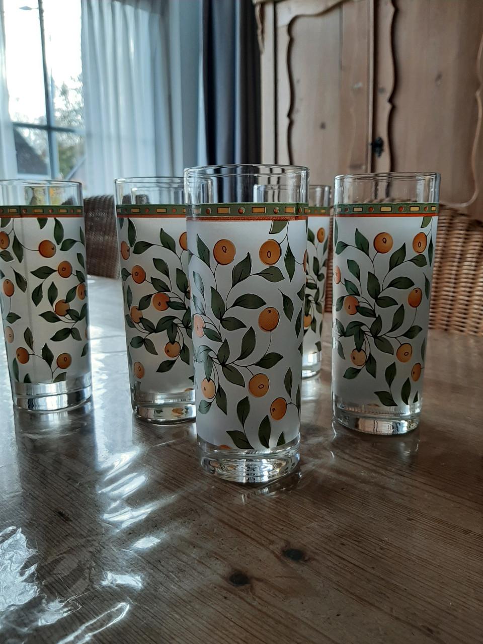 KOFFIETIJD , ARD DESIGN - 6 LONGDRINK GLAZEN