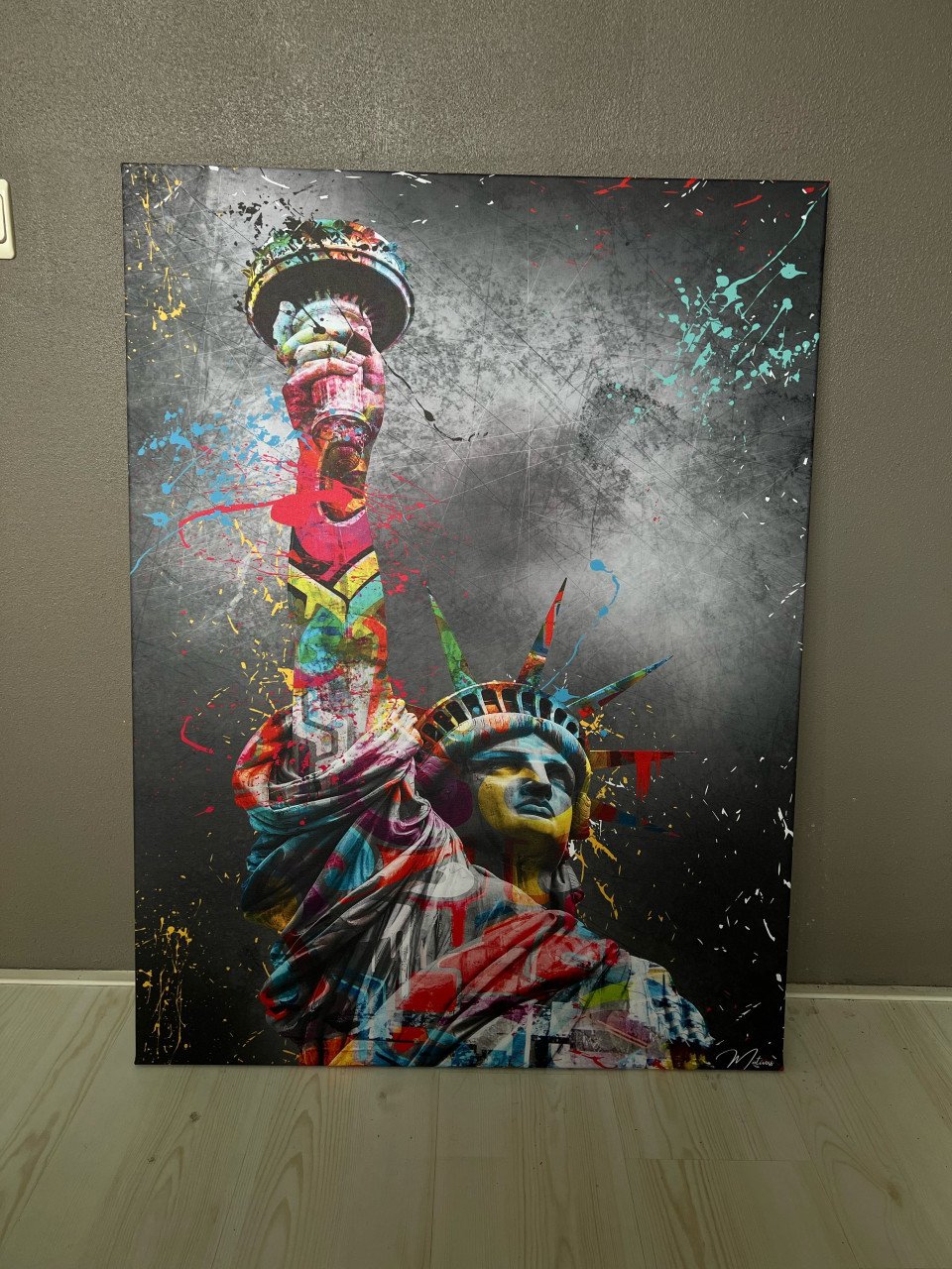 3x Canvas 1x plexiglas lijst