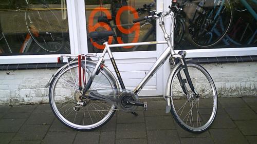 Gebruikte Gazelle Medeo herenfiets 61cm derailleur 24v Rollerbrakes