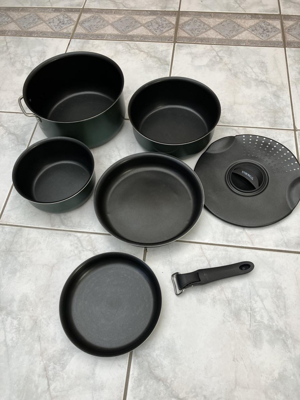 Tefal campingpannen set.
