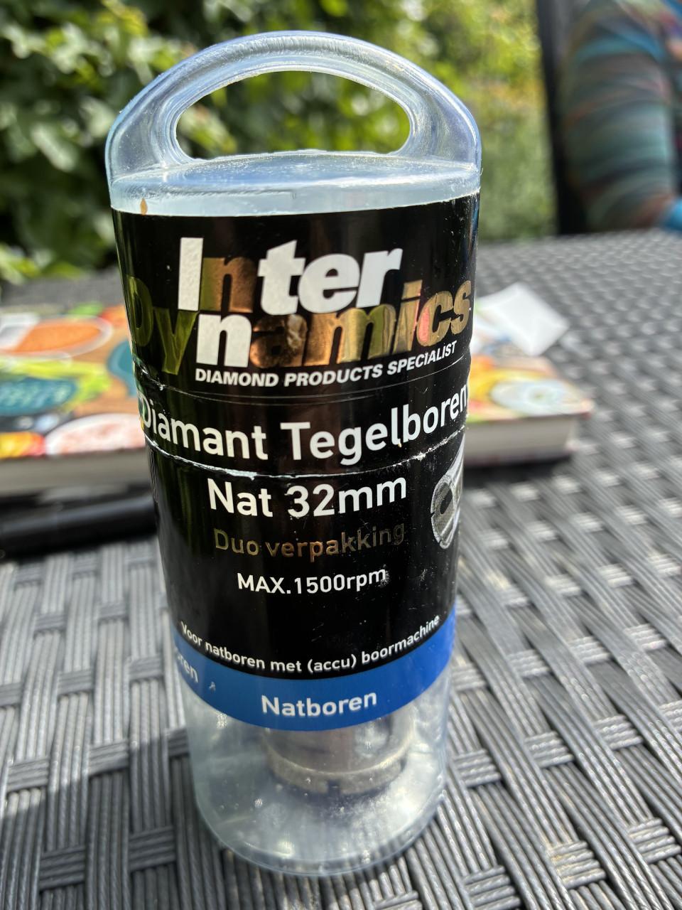 Nieuwe niet gebruikte diamant tegelboor 32 mm