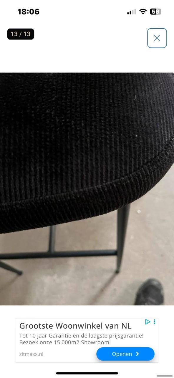 Design barkrukken 4 stuks