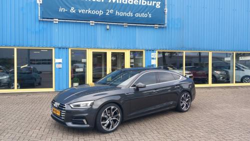 Audi A5 4.0 TFSI Design Automaat HB 5drs 2019 airco 19inch navigatie nwst