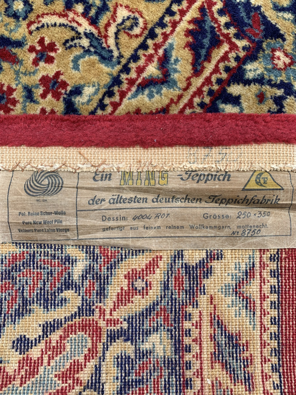 ❣️Prachtig Groot Sfeervol Vintage Vloerkleed van Zuiver Scheerwol ❣️