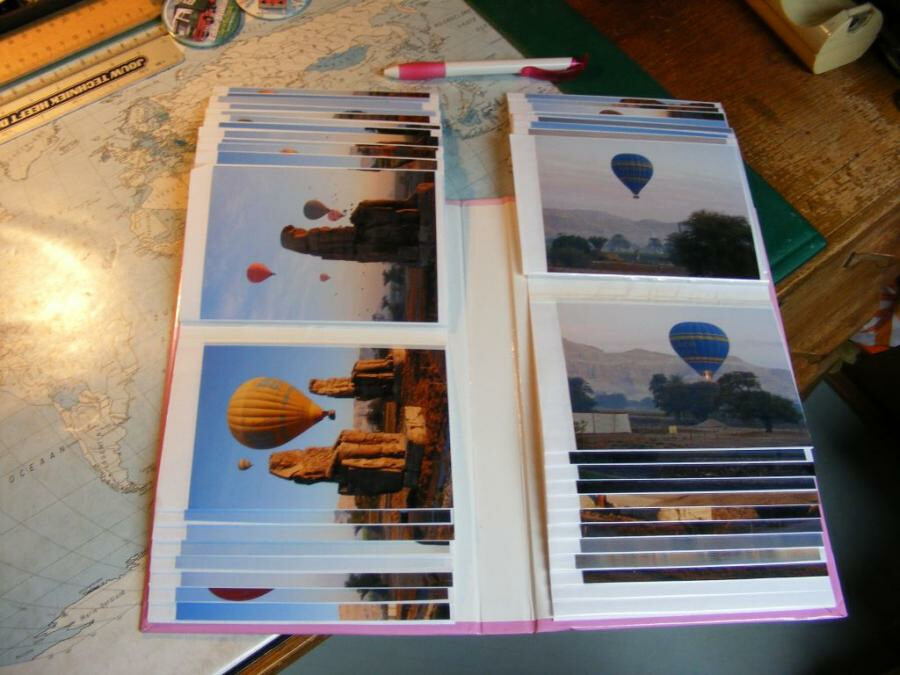 75  Originele Foto's Heteluchtballonnen LUXOR, Egypte - mei 2007