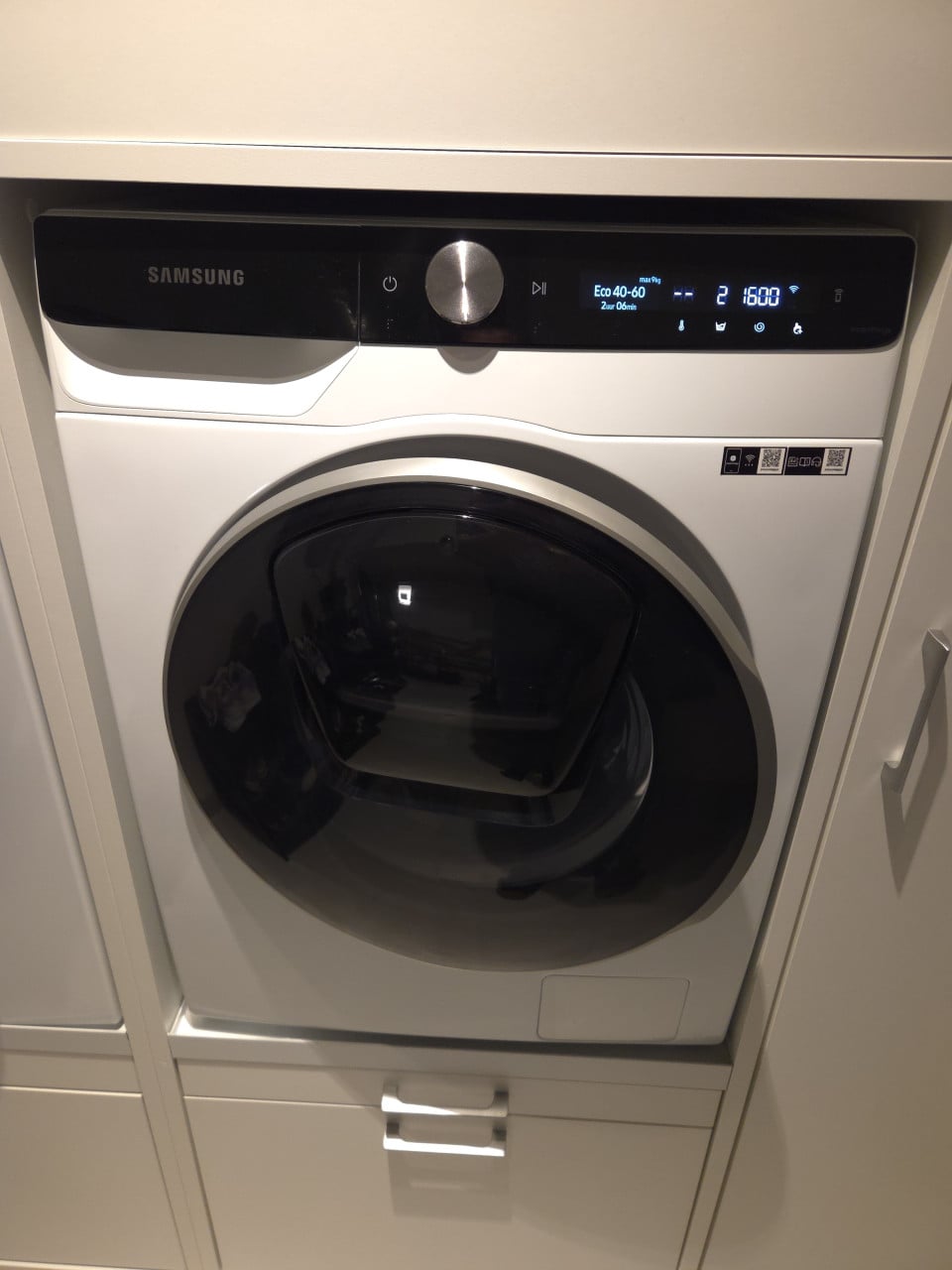 Wasmachine samsung z.g.a.n en er zit nog garantie op.