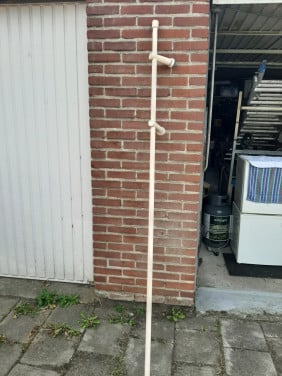 Gordijnroede met ringen nieuw